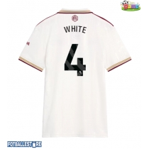 Arsenal Ben White #4 Tredjedrakt Dame 2025-26 Kortermet